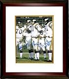 Jim Marshall Autographed/Hand Signed Minnesota Vikings 11x14 Photo Custom Framed w/Eller & Larsen