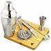 Smirnoff Cocktail Set | Smirnoff Vodka Cocktail Kit, Cocktail Making Kits, Cocktail Equipment Set | Smirnoff Gifts, Smirnoff Bar Equipment, Smirnoff Cocktail Shaker, Bar Knife, Cutting Board, Mixing Spoon, Hawthorn Cocktail Strainer, Jigger Measure