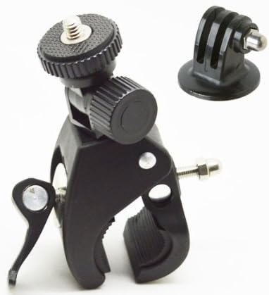 BGP73+DCGO: Quick Install Clamp Bicycle Handlebar Mount for GoPro camera (fits 0.75 ~ 1.75" dia)
