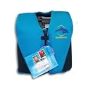 The Original Konfidence jacket Buoyant aid to Swimming for Children (child), baby and toddler in blue - Size Small - 12 - 16 Kilos - 2 - 3 Years approx