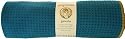 Yogitoes Skidless Premium Mat Size Yoga Towel (Deity Ganesha - Teal)