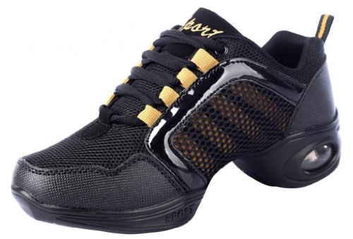 DPO Women's Mesh Breathable Modern Ballroom Lightweight Comfort Dance Sneaker