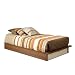 South Shore Latte Storage Platform Bed - Fast FREE FedEx Shipping!