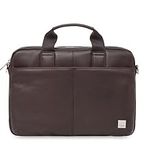 Knomo Luggage Brompton Stanford 13-Slim Brief, Brown

