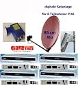 P 66 digitale Satanlage f&uuml;r 6 TN, 85 rot, 4x SL 45