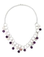Amethyst waterfall necklace, Fiesta in Morelia