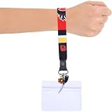 Jf Sports Calgary Flames Wristlet Lanyard