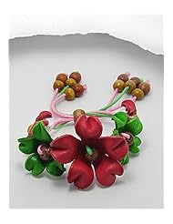 Flower Cotton Waxed Thread Bracelet