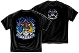 Firefighter Hazmat Hazardous Materials Skull T-Shirt