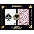 Copag 1546 Bridge Size Standard Index Playing Cards (Green Burgundy)