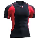 (アンダーアーマー)UNDER ARMOUR UA HGコンプレッションブロックSS MCM4112 アスレチック メンズ ベースレイヤー コンプレッション MCM4112 BLK/RED/RED BLK/RED/RED MD