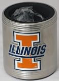 Fighting Illini Can Cooler - University of Illinois Fighting Illini Logo Can Cooler