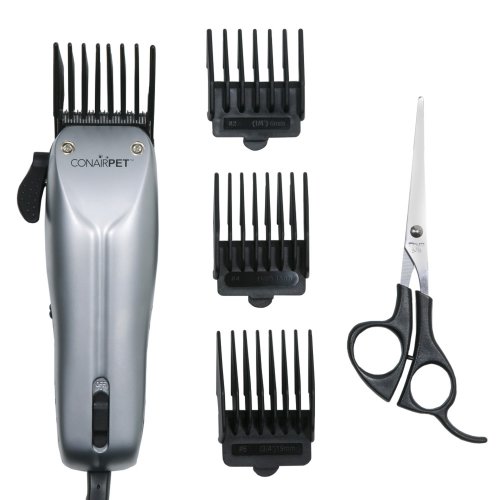 Conair 13-pc. Home Pet Grooming Kit – Silver/ Black