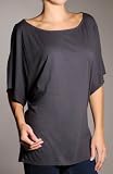 Michael Stars Slub Jersey Off the Shoulder Dolman Sleeve (6212)