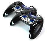 Twin Pack Wired 8 Button Analogue Controller Gamepad Set for PS3 Playstation 3