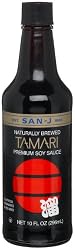San-J Tamari Premium Soy Sauce, 10-Ounce Bottles (Pack of 6)