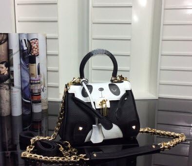 Talentote Full-grain leather Cute Design Padlock Shoulder Bags Handbag ttc-pdkl-651317 (S)