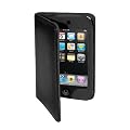 BadBoyz Luxury Black Leather Case for iPod Touch 2nd Generation 8GB / 32GB / 64GB & Screen Protector