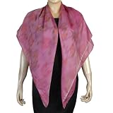 Fashion In Summer Accessory Poly Square Scarfs for Ladies 44 x 44 inches