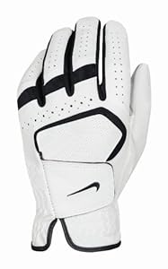 Nike Men's Dura Feel VII Regular White Golf Glove, Left Hand, Medium