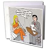 Rich Diesslins Funny General - Editorial Cartoons - Editorial Cartoon about Paris Hilton in Prison - Greeting Cards-12 Greeting Cards with envelopes