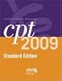 CPT 2009 Standard Edition (CPT/ Current Procedural Terminology)