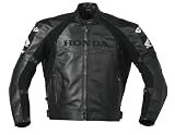 Joe Rocket Honda Super Hawk Sport Mens Leather Motorcycle Jacket Black/Black 40