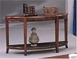 Contemporary Sleek Deep Brown Wood Sofa Table By Coaster Furniture