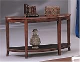 Contemporary Sleek Deep Brown Wood Sofa Table By Coaster Furniture