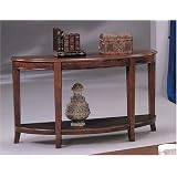 Contemporary Sleek Deep Brown Wood Sofa Table By Coaster Furniture