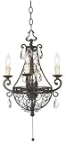 Kathy Ireland Plug-In Swag Mini Chandelier