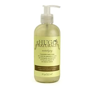 Hugo Naturals Liquid Hand Soap, Lemon Verbena and Bergamot , 12-Ounce Bottle (Pack of 2) by Hugo Naturals