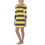 Xhilaration Sleep Tee - Yellow/ Blue Stripe