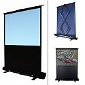 Duronic FPS60/43 - Floor Projector Screen - 60" Portable Freestanding 4:3 Widescreen - Retracts into a portable carry case.