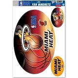 Miami Heat Official Logo Car Magnet Set