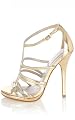 Strappy Metallic Sandal