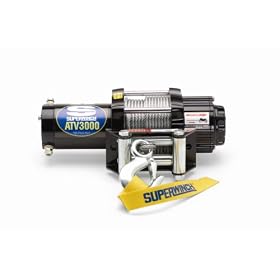 Superwinch 1130210 ATV 3000 Series Winch with Roller Fairlead and Handlebar Mount Toggle