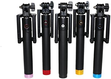 Perfect Bluetooth Selfie Stick, XSarmor Best Wireless Selfie Stick NEXT GEN MODEL. Bluetooth Remote Shutter. Love It Or Return It! Smallest Extendable Selfie Stick Fits In Your Pocket. -Blue