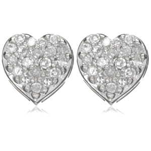 Diamond Stud Earrings in 9ct White Gold
