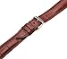 Hadley-Roma Men's 18mm Leather Watch Strap, Color:Beige (Model: MSM898RR-180)