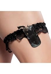 Garter With Mini Gun In Holster (Standard;One Size)