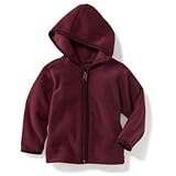 オールドネイビー OLD NAVY/ マイクロフリースフード ダークレッド アウターパーカー 0～3ヶ月【並行輸入】