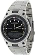 Casio Men's Casual Sports AW80D-1AV Silver Stainless-Steel Quartz Watch with Black Dial