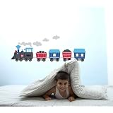 Forwalls Train Removable Wall Decal Stickers