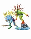 WORLD OF WARCRAFT SERIES 4 MURLOC 2 PACK FISH-EYE & GIBBERGILL ACTION FIGURES