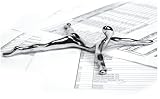 Produkt-Bild: Briefbeschwerer ID - ArtNr: DWA 215, verchromtes Messing, Mukul Goyal, ISO-DESIGN