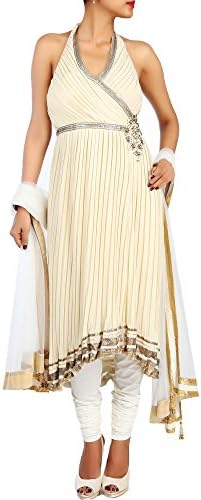 Elisha Wadhwani Indian Bollywood Designer Wear White Women Ethnic wear