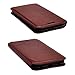 GW Case Compatible for Galaxy S6 Edge Wallet Case, Slim Flip Folio [Kickstand Feature] Pu Leather Wallet Case with ID&Credit Card Slot for Galaxy S6 Edge - Brown Wallet