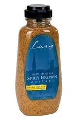 Lars' Own Swedish Style Mustard - Spicy Brown, 12-Ounce Containers (Pack of 12)