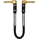 Mogami Platinum Guitar Patch Cable with Right Angle Connectors 11 in. Right Angle To Right Angle
